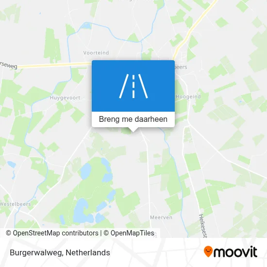 Burgerwalweg kaart