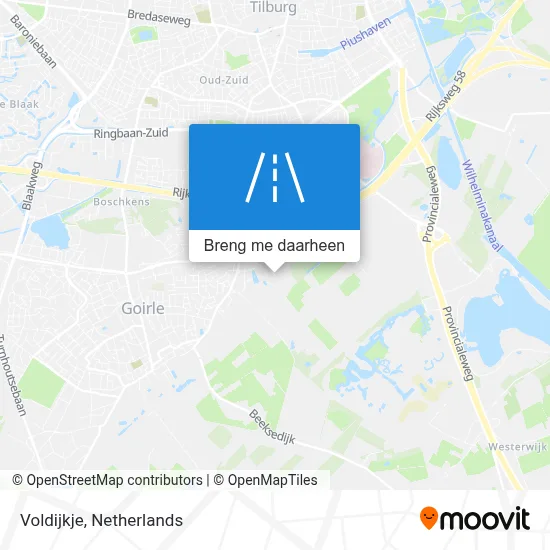 Voldijkje kaart