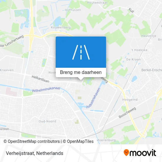 Verheijstraat kaart