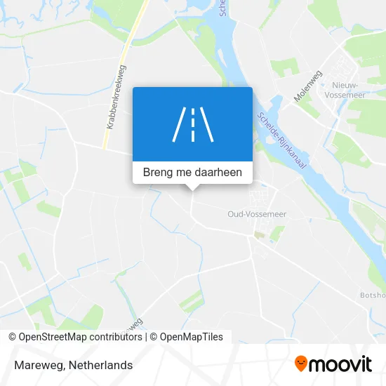 Mareweg kaart