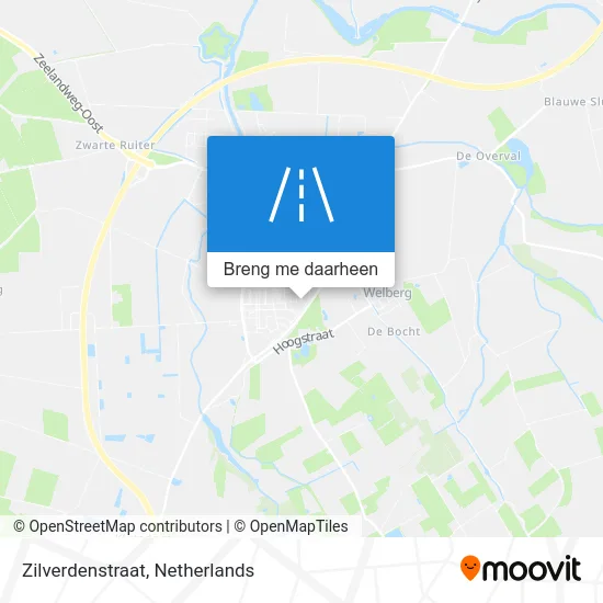 Zilverdenstraat kaart