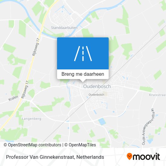 Professor Van Ginnekenstraat kaart