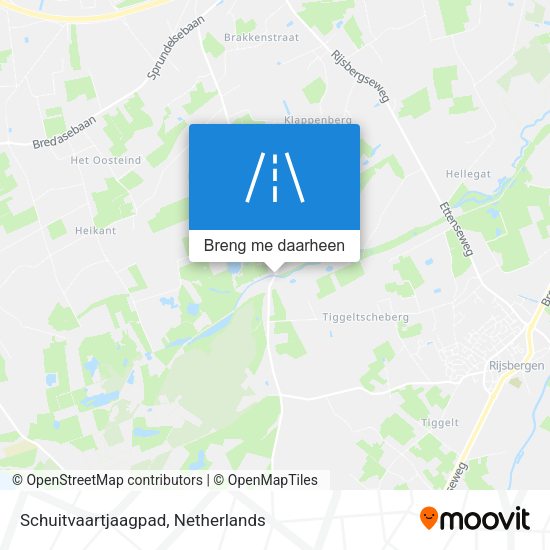 Schuitvaartjaagpad kaart