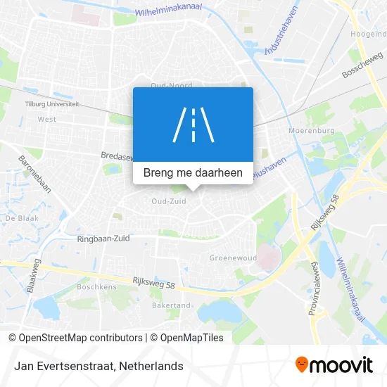 Jan Evertsenstraat kaart