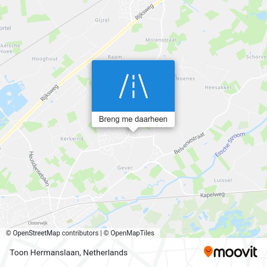 Toon Hermanslaan kaart