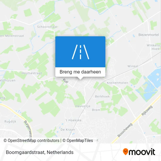 Boomgaardstraat kaart