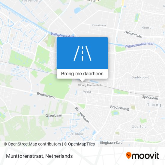 Munttorenstraat kaart