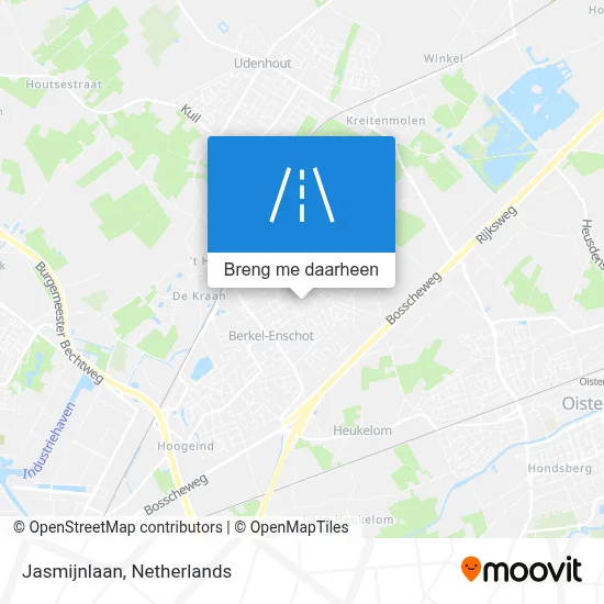 Jasmijnlaan kaart