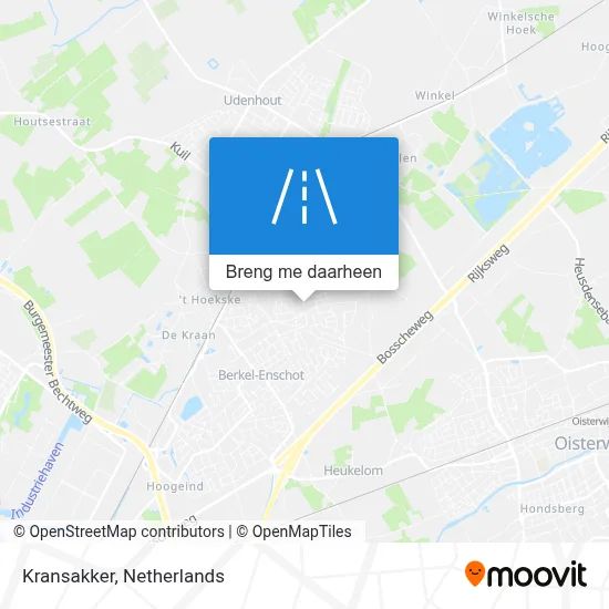 Kransakker kaart