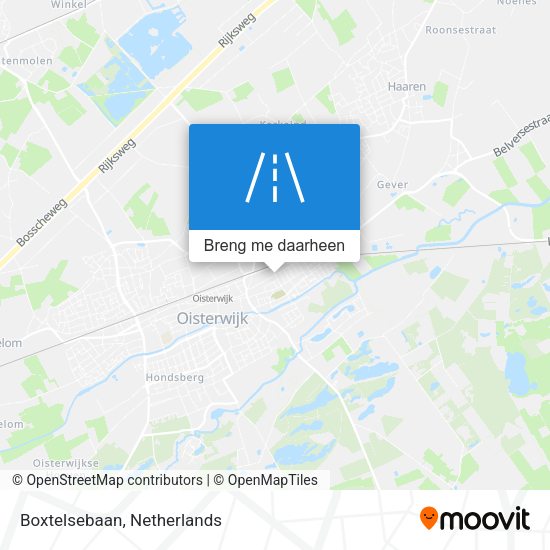 Boxtelsebaan kaart