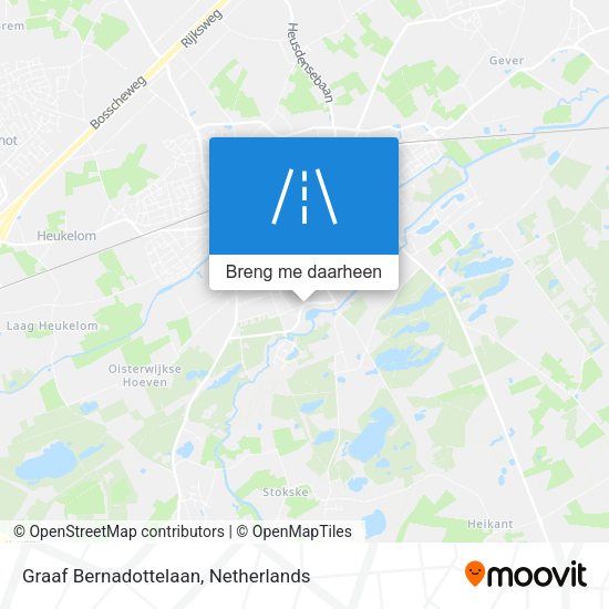 Graaf Bernadottelaan kaart
