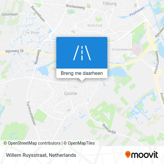 Willem Ruysstraat kaart