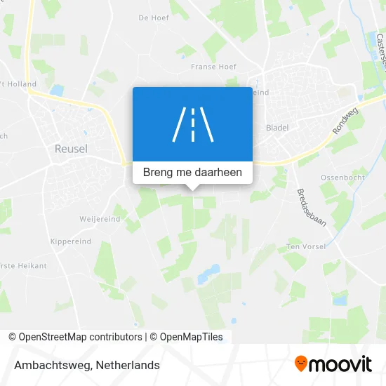 Ambachtsweg kaart