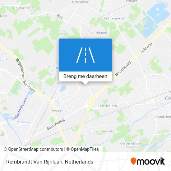 Rembrandt Van Rijnlaan kaart