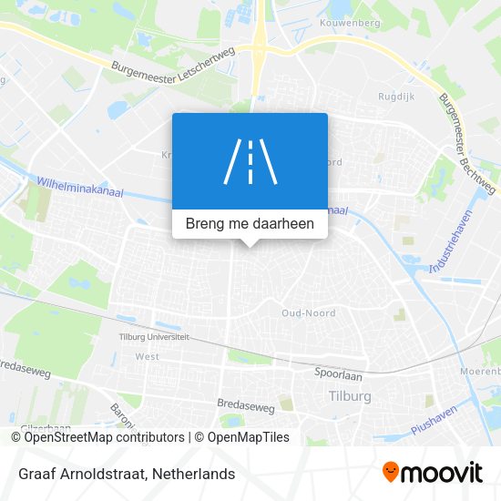 Graaf Arnoldstraat kaart