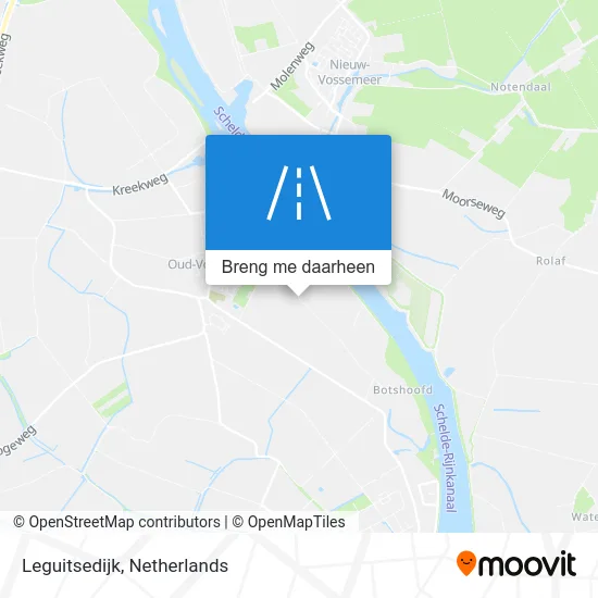 Leguitsedijk kaart