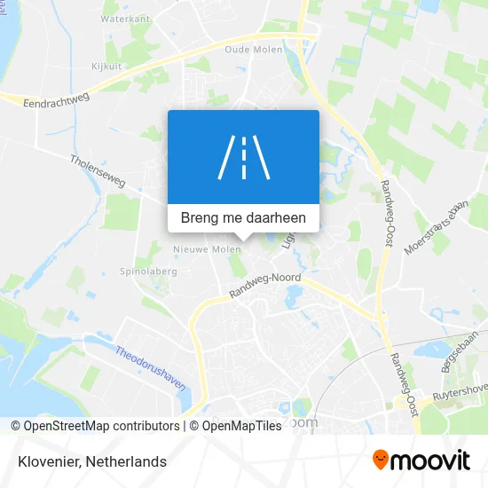 Klovenier kaart
