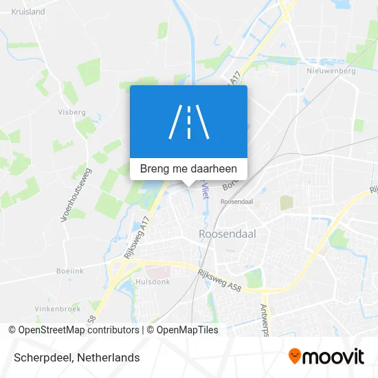 Scherpdeel kaart