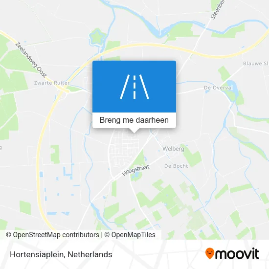 Hortensiaplein kaart