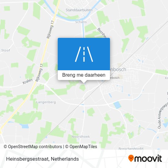 Heinsbergsestraat kaart