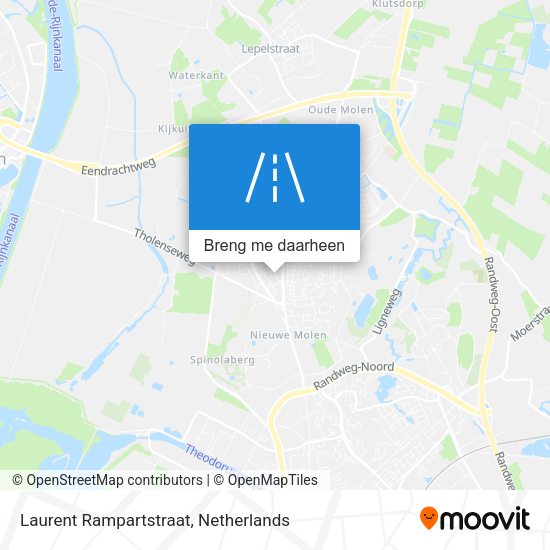Laurent Rampartstraat kaart