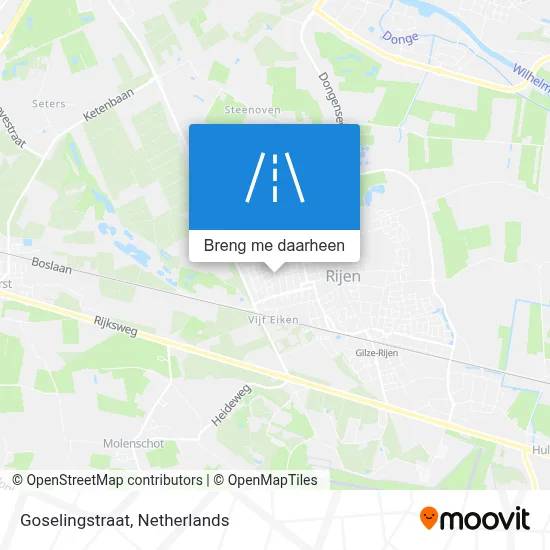 Goselingstraat kaart