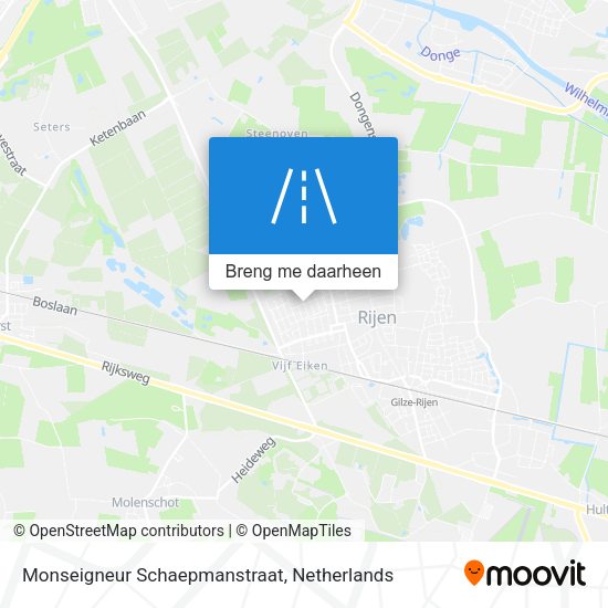 Monseigneur Schaepmanstraat kaart