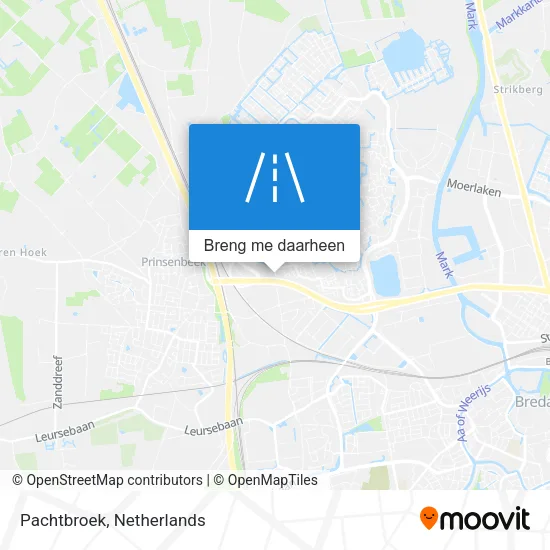 Pachtbroek kaart