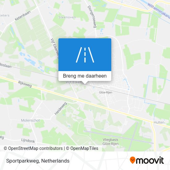 Sportparkweg kaart