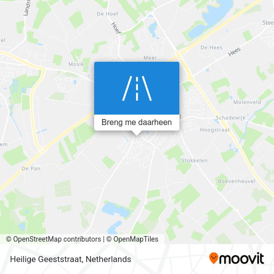 Heilige Geeststraat kaart