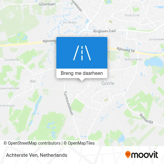 Achterste Ven kaart