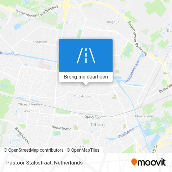Pastoor Stalsstraat kaart