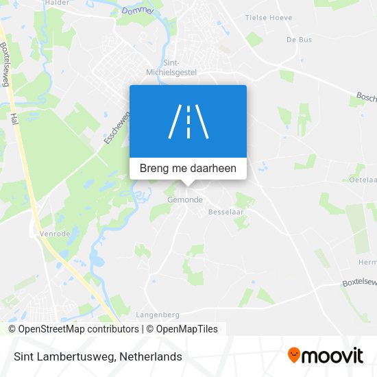 Sint Lambertusweg kaart