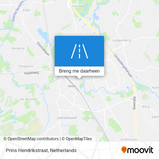 Prins Hendrikstraat kaart