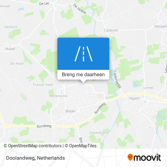 Doolandweg kaart