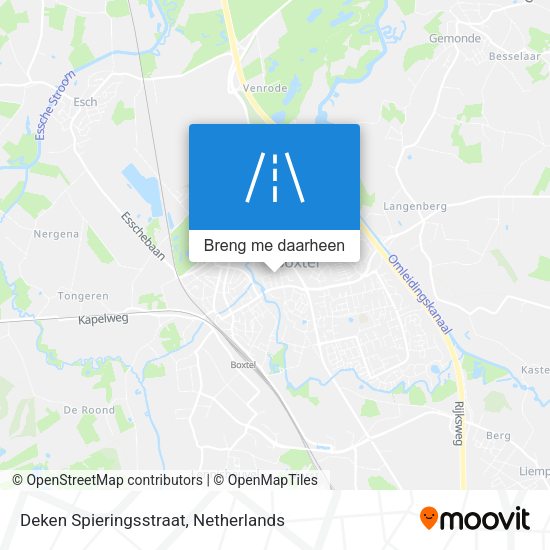 Deken Spieringsstraat kaart