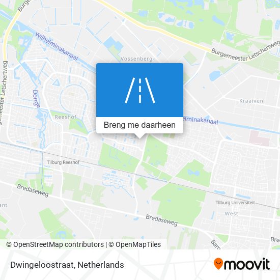 Dwingeloostraat kaart