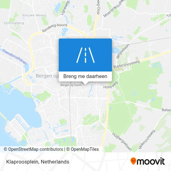 Klaproosplein kaart