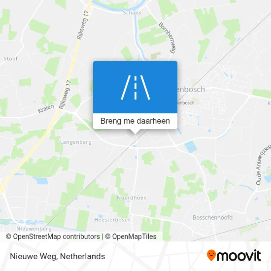 Nieuwe Weg kaart