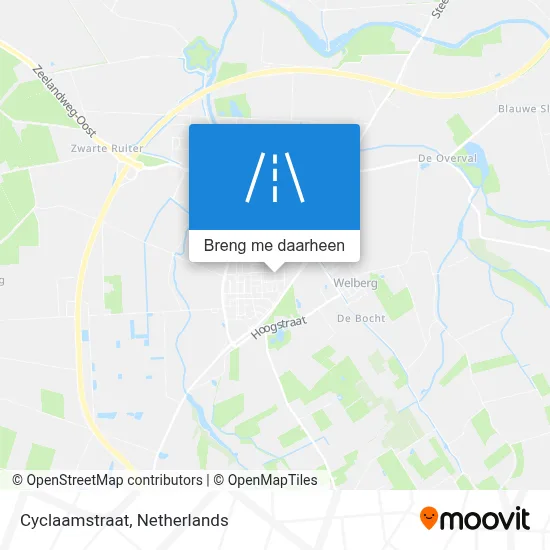 Cyclaamstraat kaart