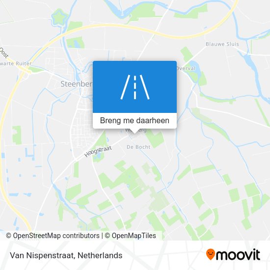 Van Nispenstraat kaart