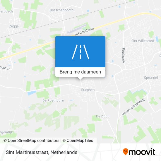 Sint Martinusstraat kaart