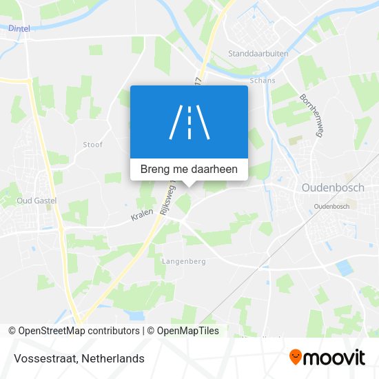 Vossestraat kaart