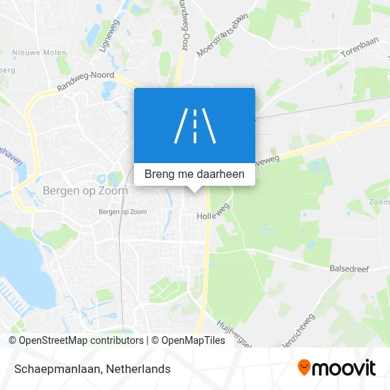 Schaepmanlaan kaart