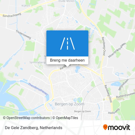 De Gele Zandberg kaart