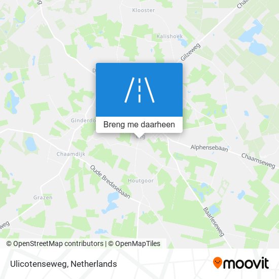 Ulicotenseweg kaart