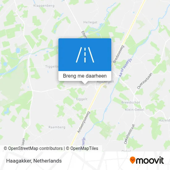 Haagakker kaart