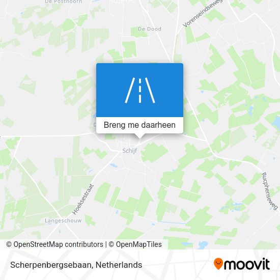 Scherpenbergsebaan kaart
