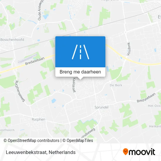 Leeuwenbekstraat kaart