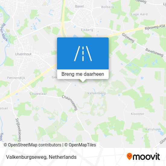 Valkenburgseweg kaart